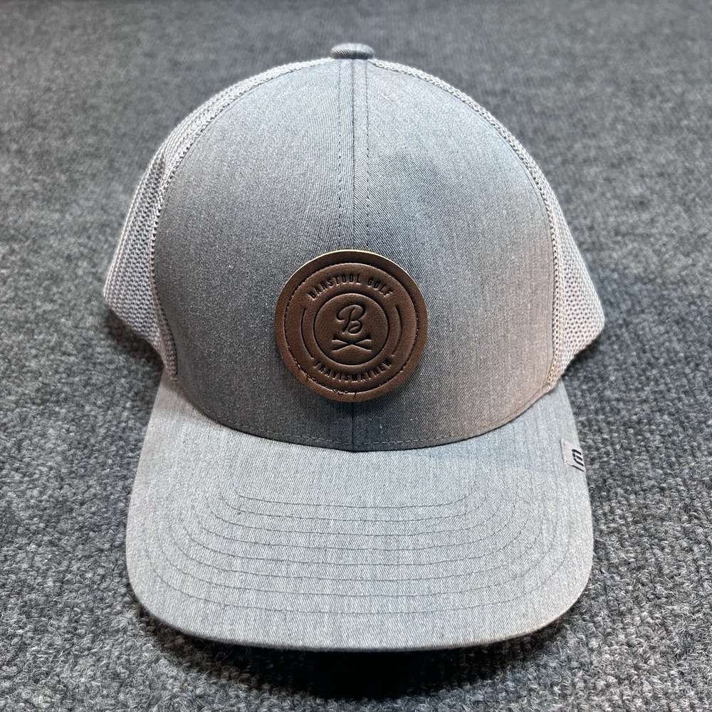 Travis Mathew Barstool Gray Flexfit Trucker Hat  Golf Casual